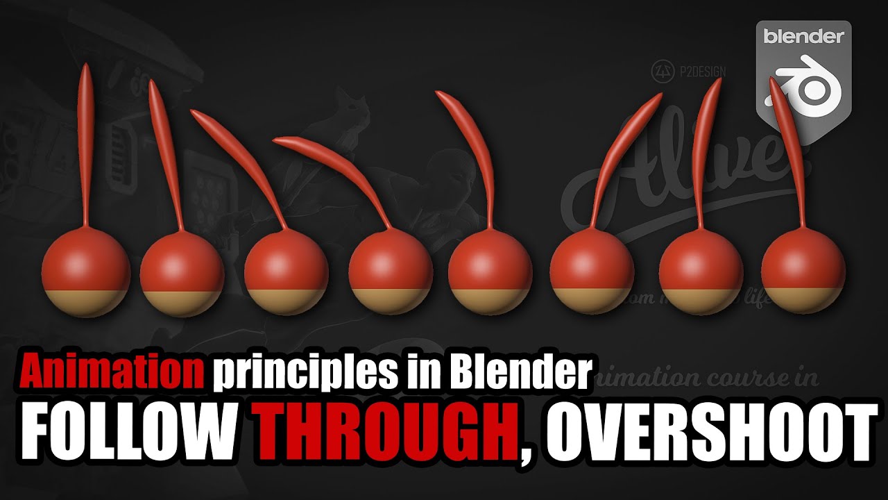 Основы анимации в Blender: перекрытие, сквозное прохождение и выход за пределы кадра