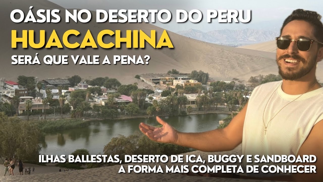 HUACACHINA - Como visitar em 1 DIA - Oasis do Peru (Paracas, Deserto de Ica, Isla Ballestas)