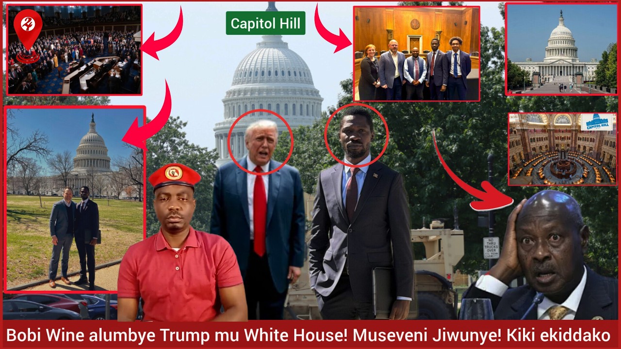 LIVE: Agatalinda! Museveni kaweddemu! Bobi Wine asisinkanye Abakungu ba America mu Capitol Hill