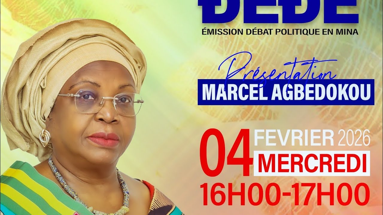 Brigitte ADJAMAGBO-JOHNSON dans l'émission 