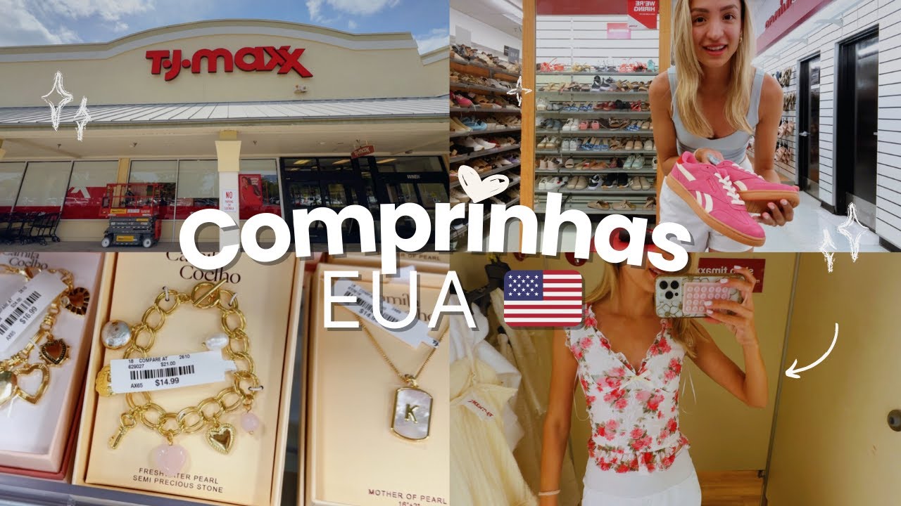 VEM FAZER COMPRAS NOS EUA COMIGO 🇺🇸🛍️✨ TJ MAXX