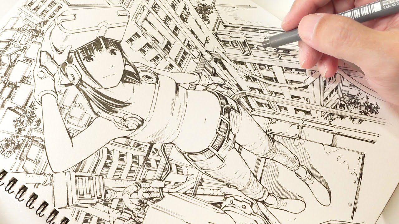 Drawing sketchbook : VR world　虚構が現実の虚構