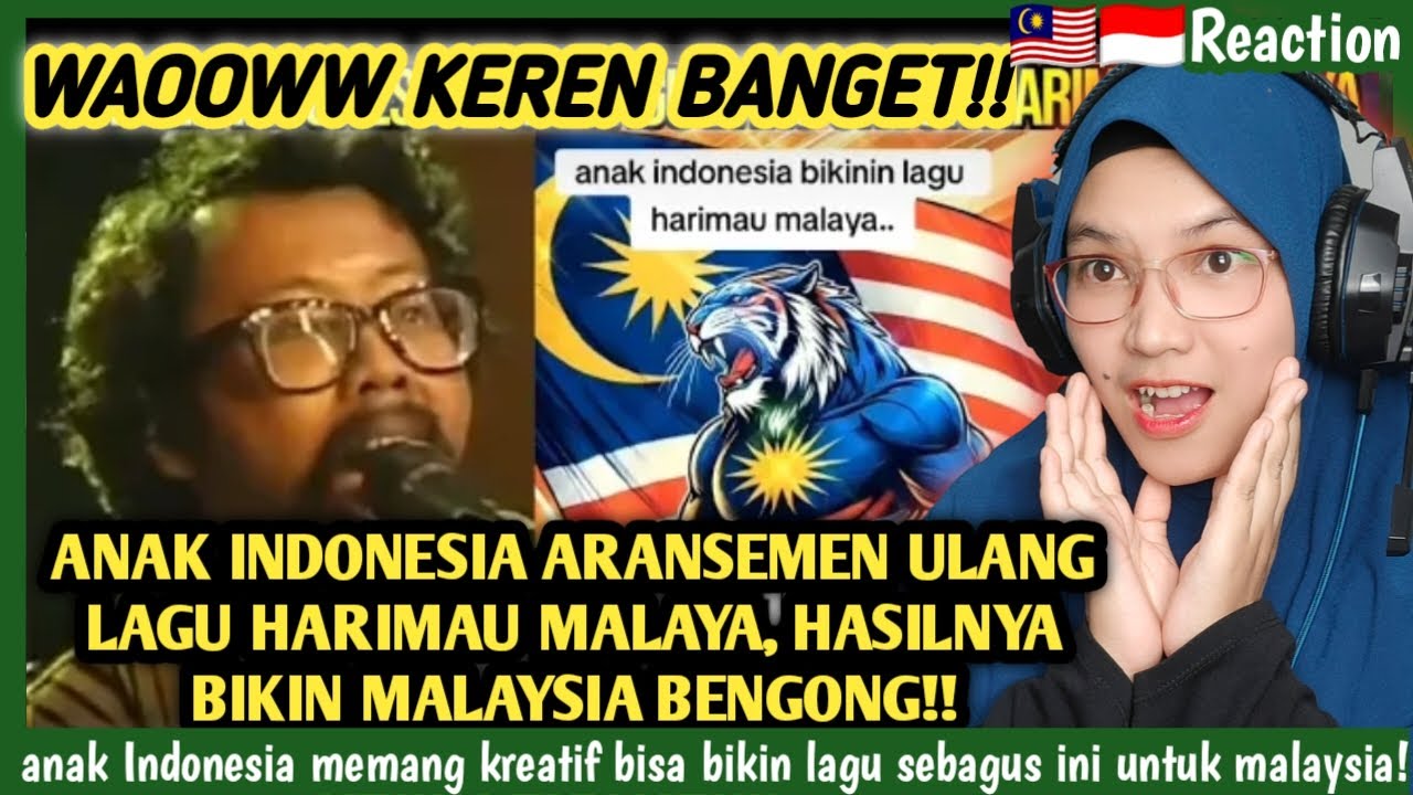 🇲🇾🇮🇩WAOWW KEREN❗ANAK INDONESIA ARANSEMEN ULANG LAGU HARIMAU MALAYA❗HASILNYA BIKIN MALAYSIA BENGONG