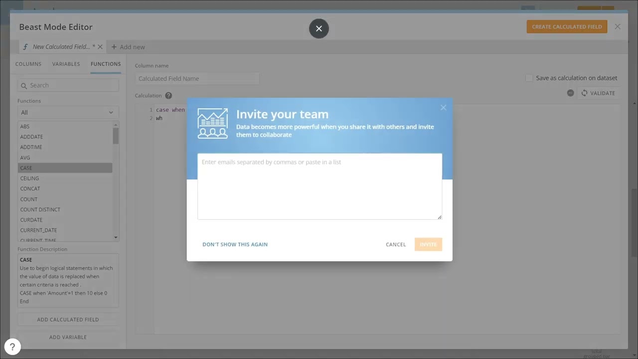 Complex Beast Mode calculation in Domo