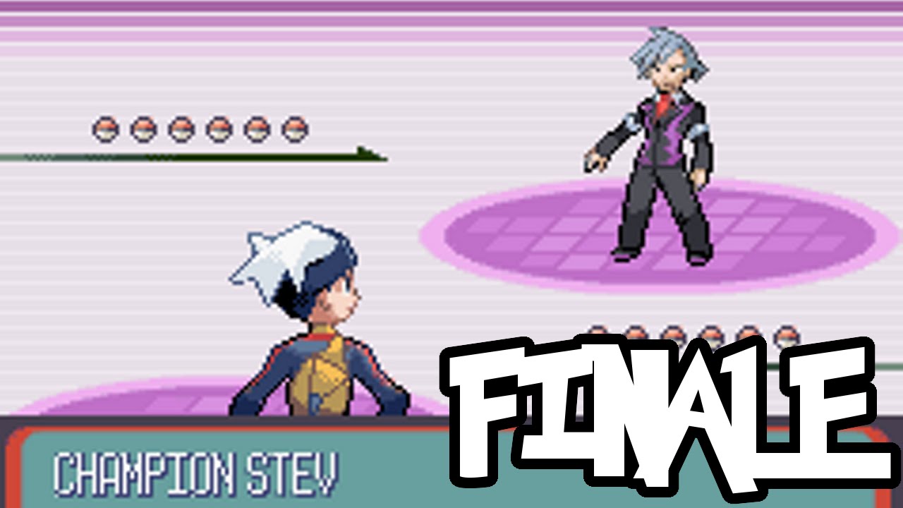 Pokemon Sapphire - Finale - Champion Steven Stone