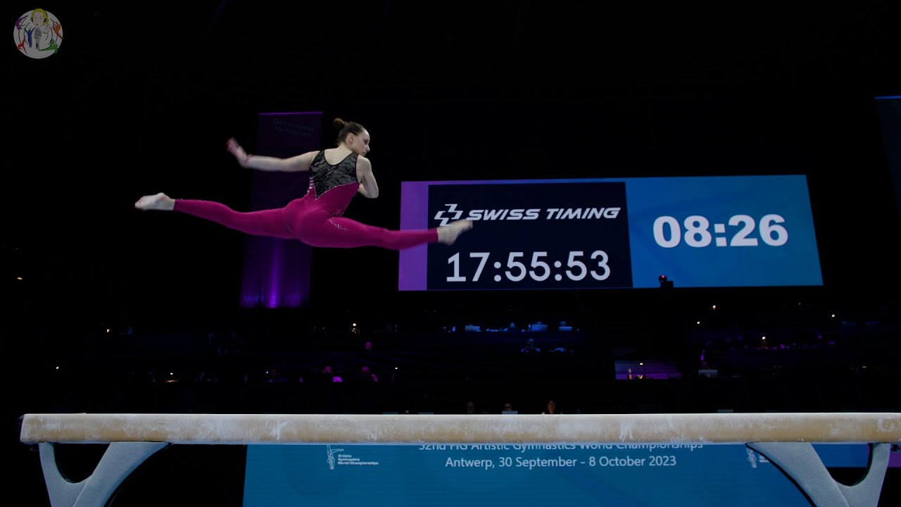 Sarah Voss (GER) - BB - Podium Training - 2023 World Championships Antwerp