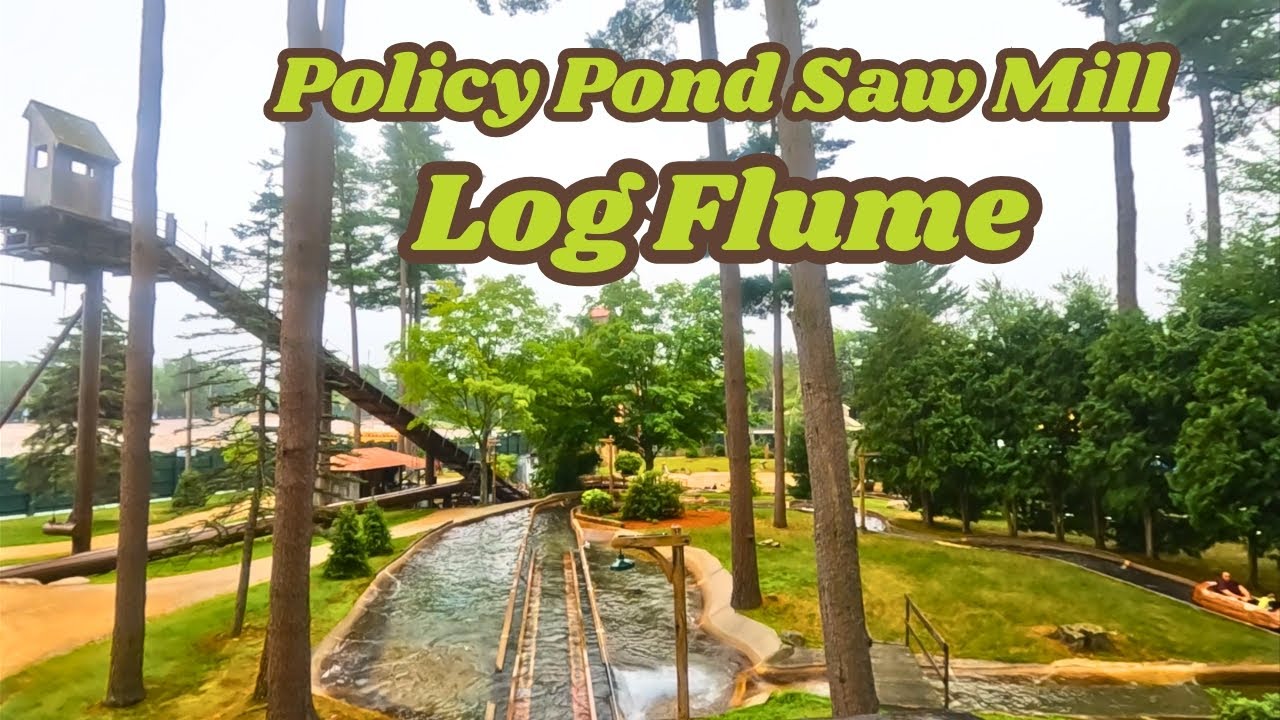 Ride The Log Flume At Canobie Lake Park