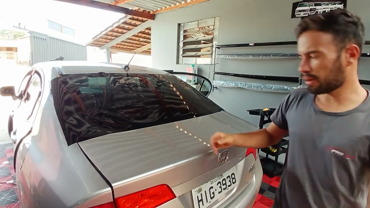 Curso completo de como aplicar insulfilm  Honda civic.  aplicação passo a passo