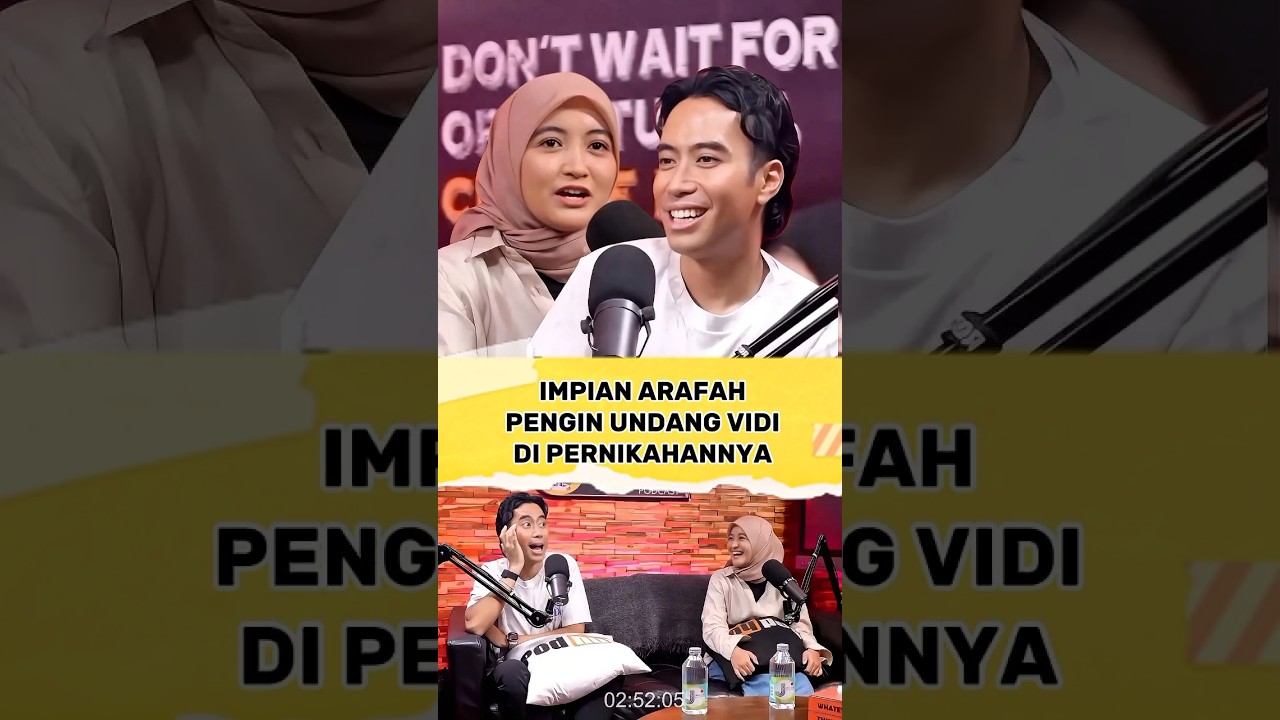 IMPIAN ARAFAH KE VIDI‼️😭 #arafah #vidialdiano #deddycorbuzier #shorts