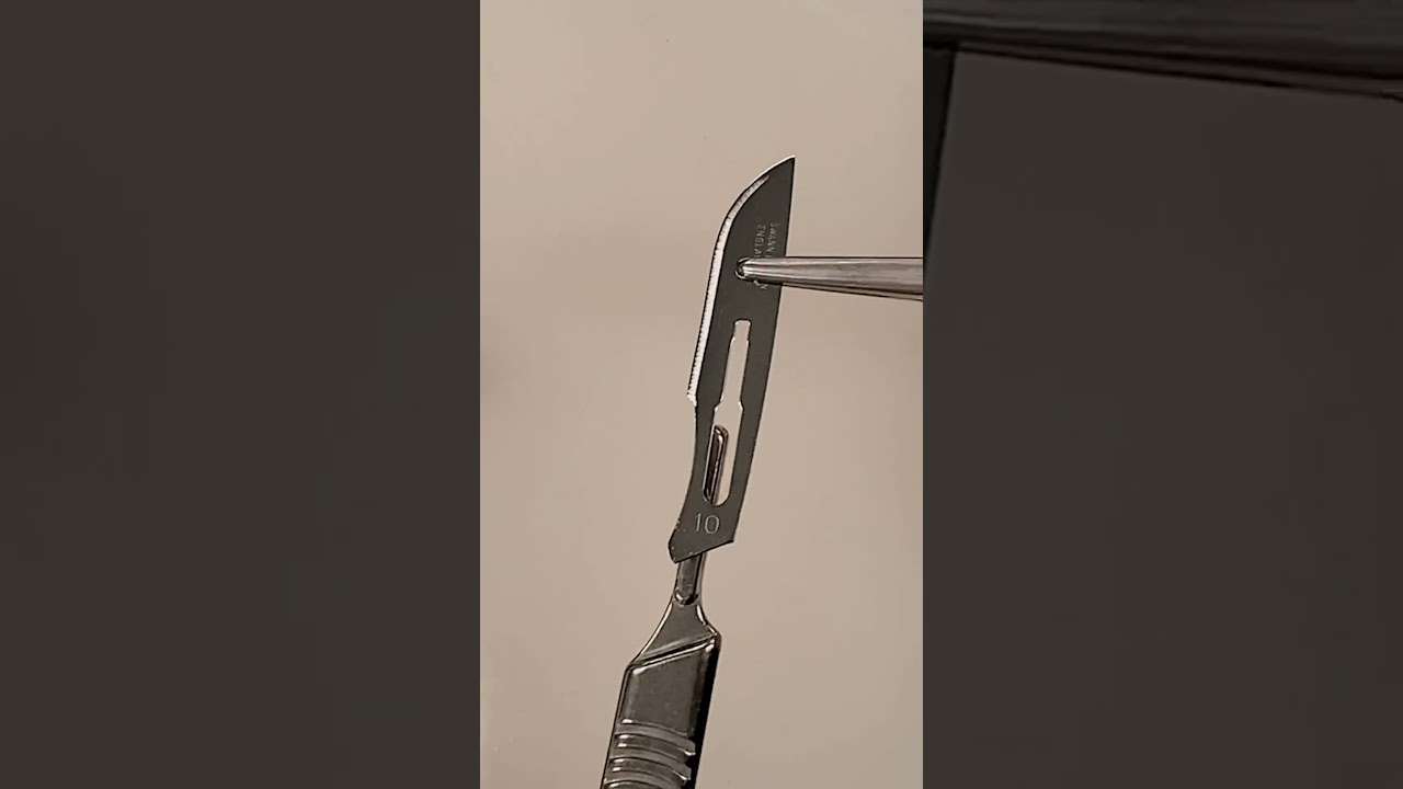 Surgical Scalpel Blades #surgicalskills #surgery #surgeon #surgeonlife #vet #medicine #educational