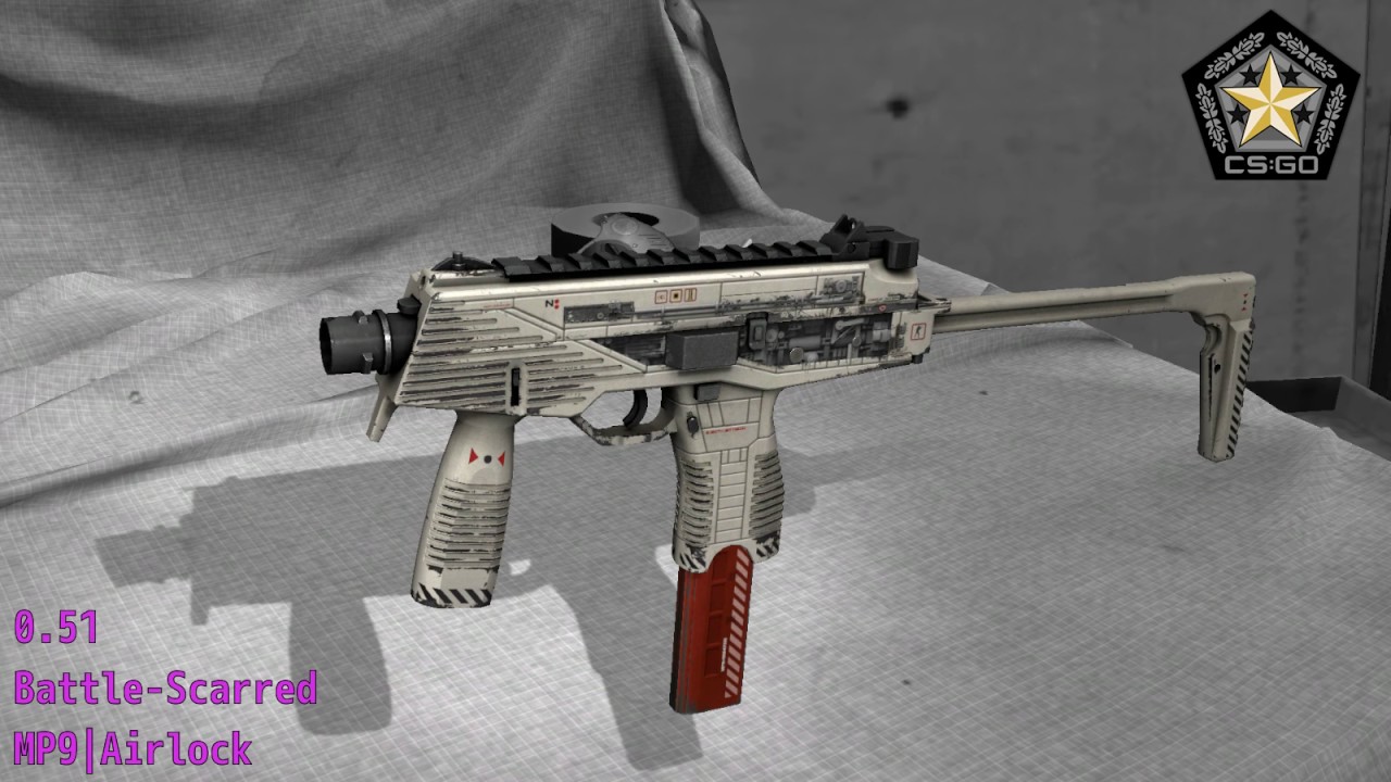 MP9 Airlock - Skin Wear Preview