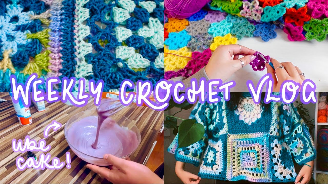 Finally finishing the crochet patchwork jumper! Let’s get through my massive WIP pile