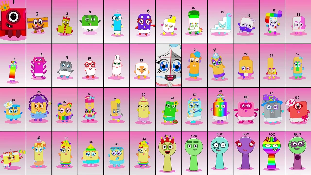 Numberblocks Sprunki Evolution Show 1-100: Sprunki OC Numberblocks One - One Hundred | Animation