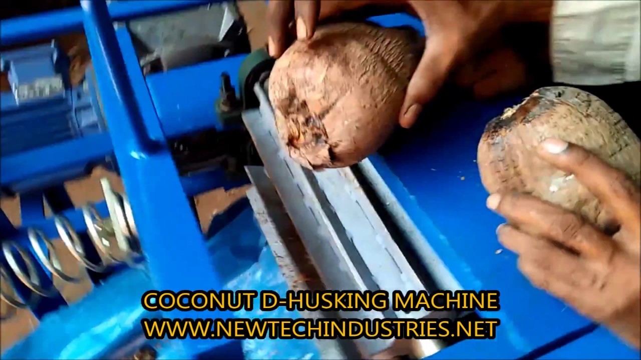 Newtech Industries Coconut Dhusking Machine  Coconut Dhusker Machine