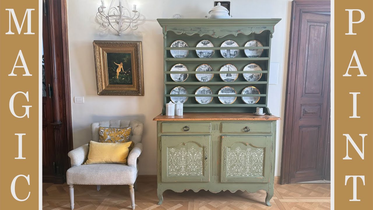 Come colorare un mobile di legno antico! Chalk Paint per il fai da te ® DIY Elisa & Magic Paint.