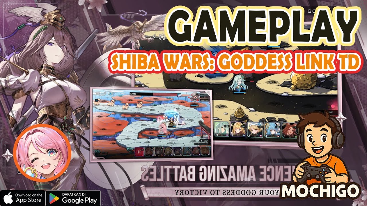 Shiba Wars: Goddess Link TD Gameplay - Android / IOS