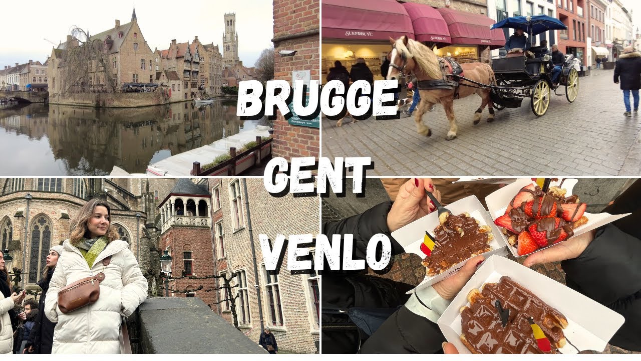 2 GÜNDE 3 ÜLKE | Brugge - Gent - Venlo, Almanya'da Sınırda Yaşamak