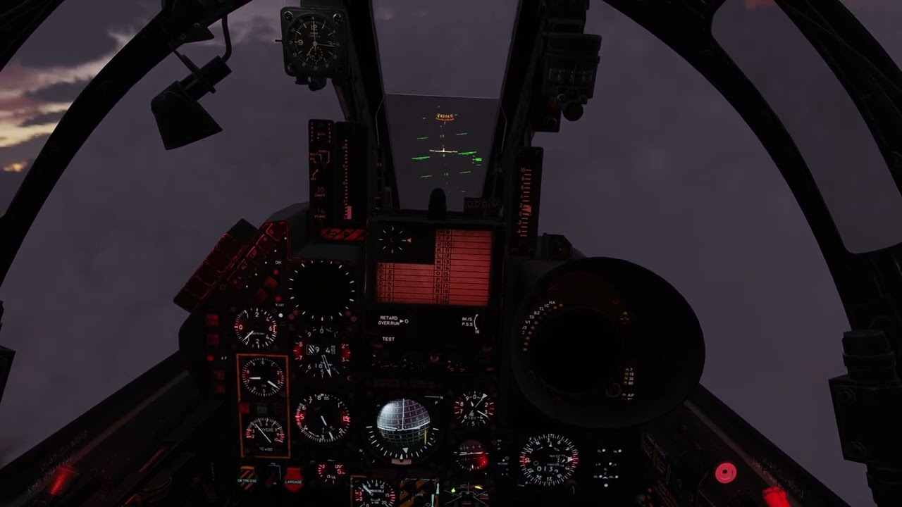 DCS Mirage F1 EE - How to fly TACAN arc approach Tutorial