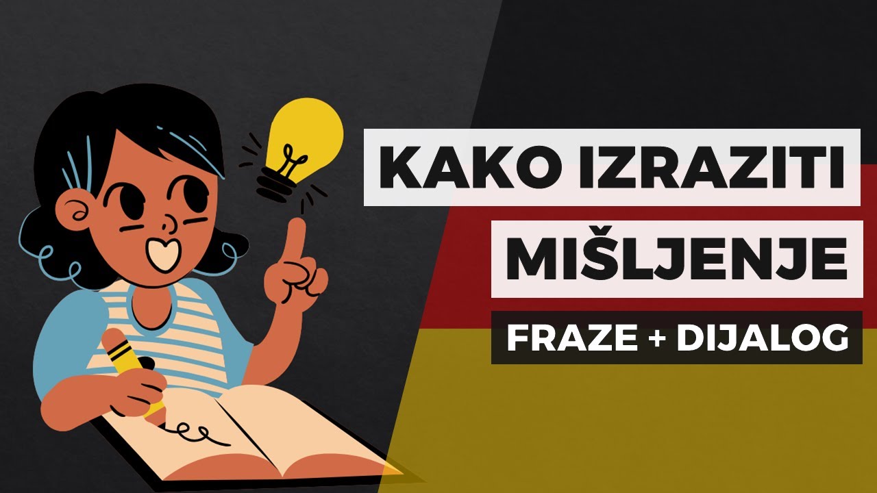 Kako izraziti mišljenje na njemačkom za početnike – fraze + dijalog  | Praktični njemački