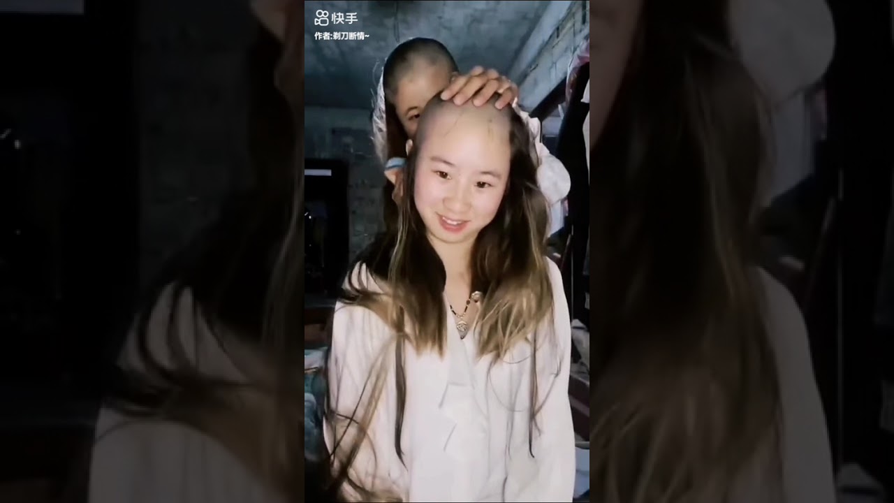 两个美女互相剃光头headshave