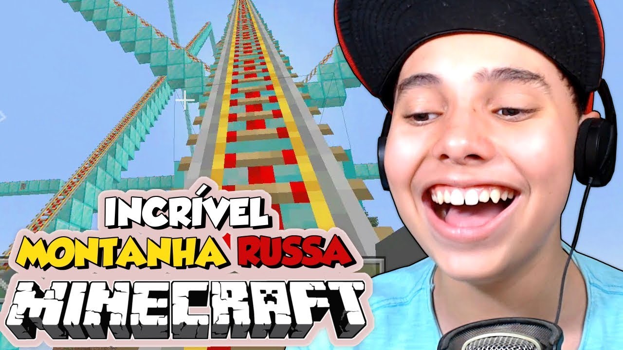 CONHEÇA A MONTANHA RUSSA DO JPDRAGON NO MINECRAFT