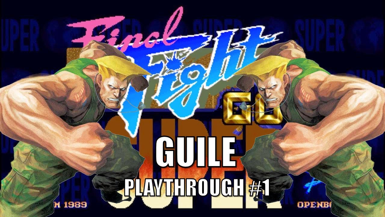 Super Final Fight Gold Plus - Arcade: Guile Playthrough #1