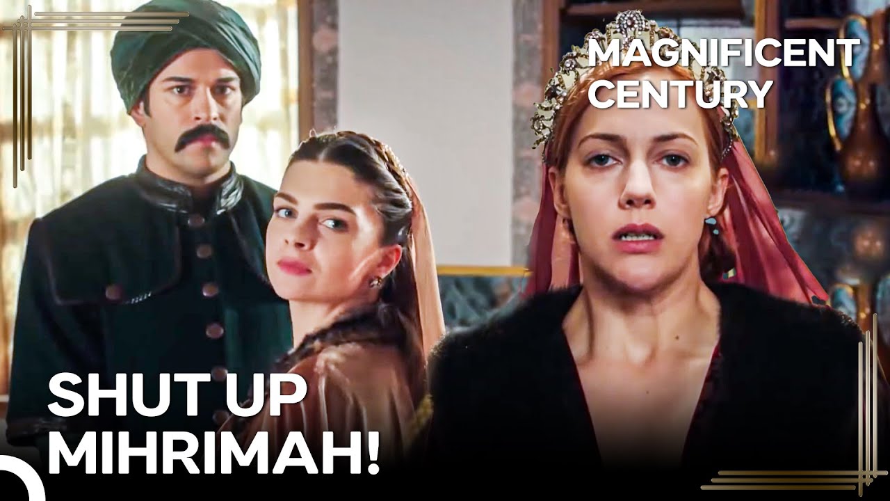 Hurrem CATCHES Mihrimah as She Confesses Her Love to Malkocoglu | Magnificent Century
