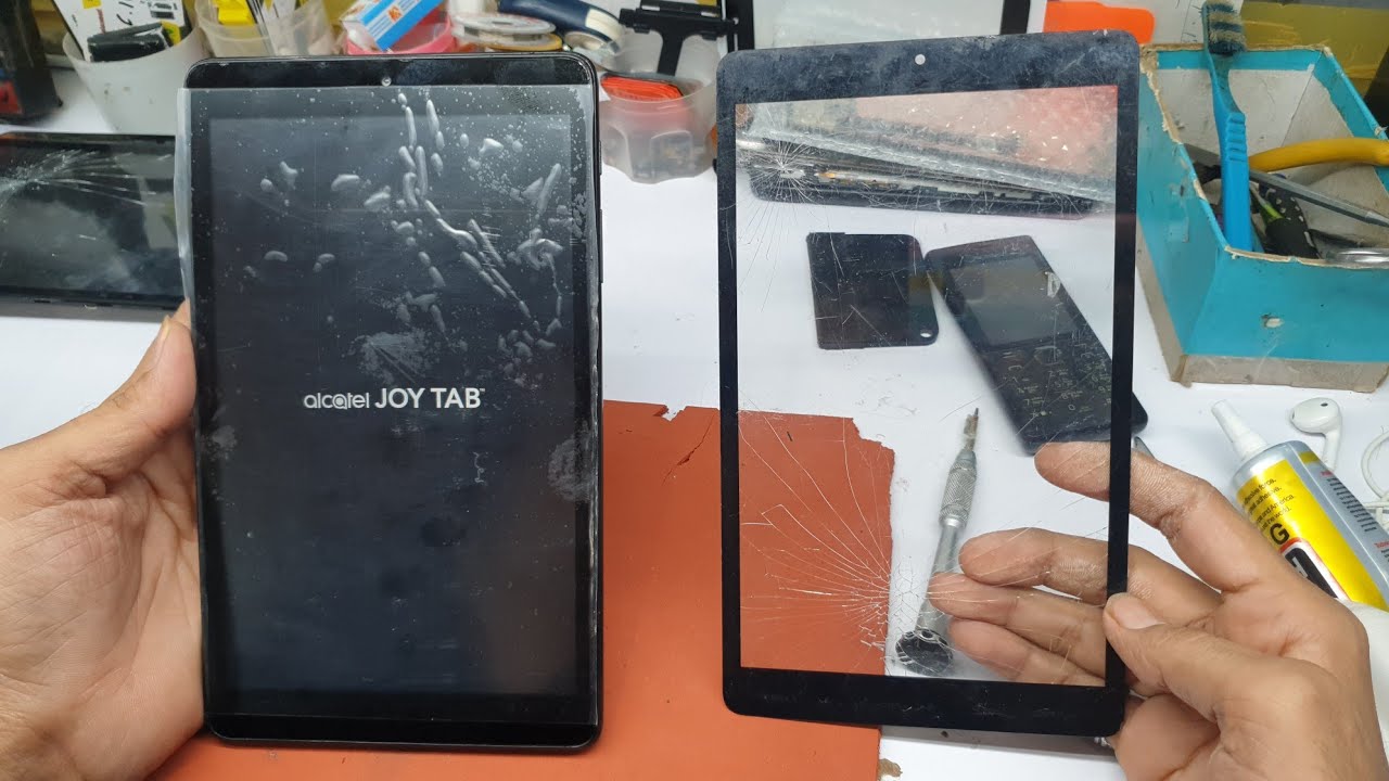 How To Alcatel Joy Tab 9029Z Broken Touch Screen Replacement Teardown Disassembly
