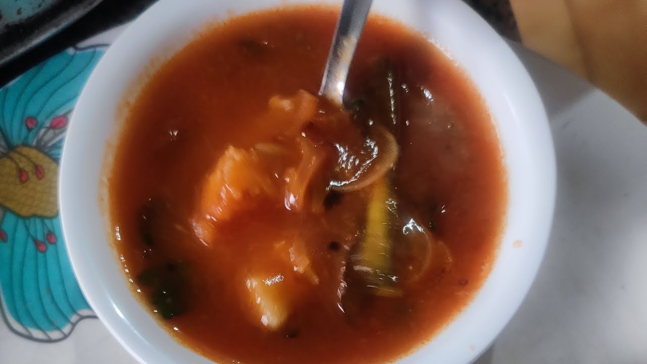 सिन्द्धी टमाटर कढ़ी (बहुत सारी सब्जियों के साथ) 🍅🧅🥔🌶