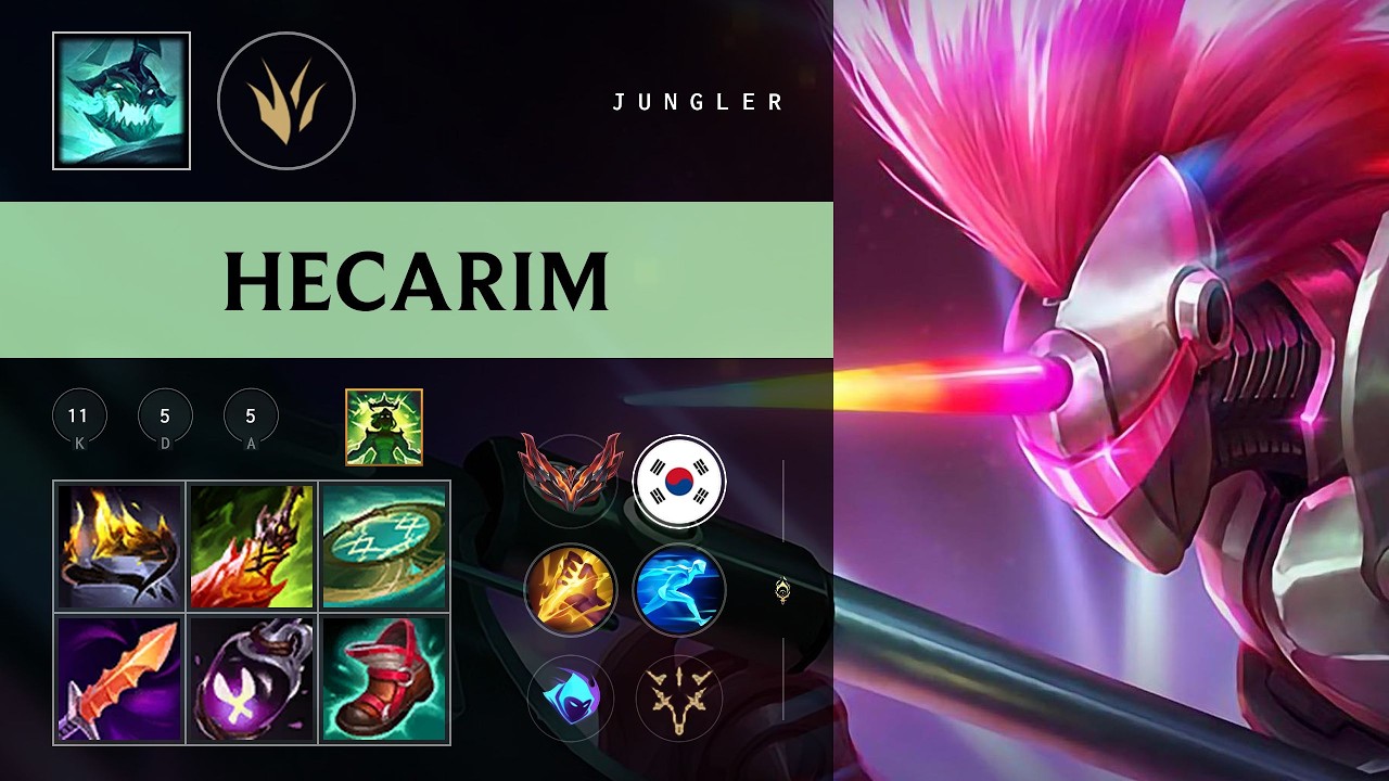 Hecarim Jungle vs Bel'Veth - KR Grandmaster Patch 26.10