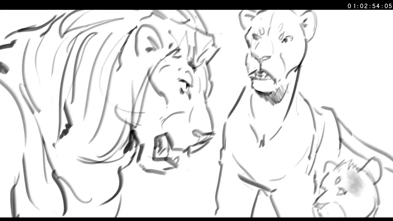 Mufasa: The Lion King Concept Race scene