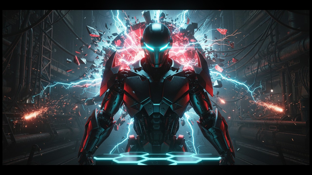 AETHER - CYBER CRUSH 🦾 (Official Audio Visualizer) | Aggressive Dubstep 2026