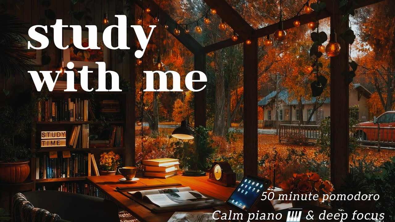 Study With Me | 50 Minutes Focus Session | Real Time Pomodoro  l STUDY WITH 🐰