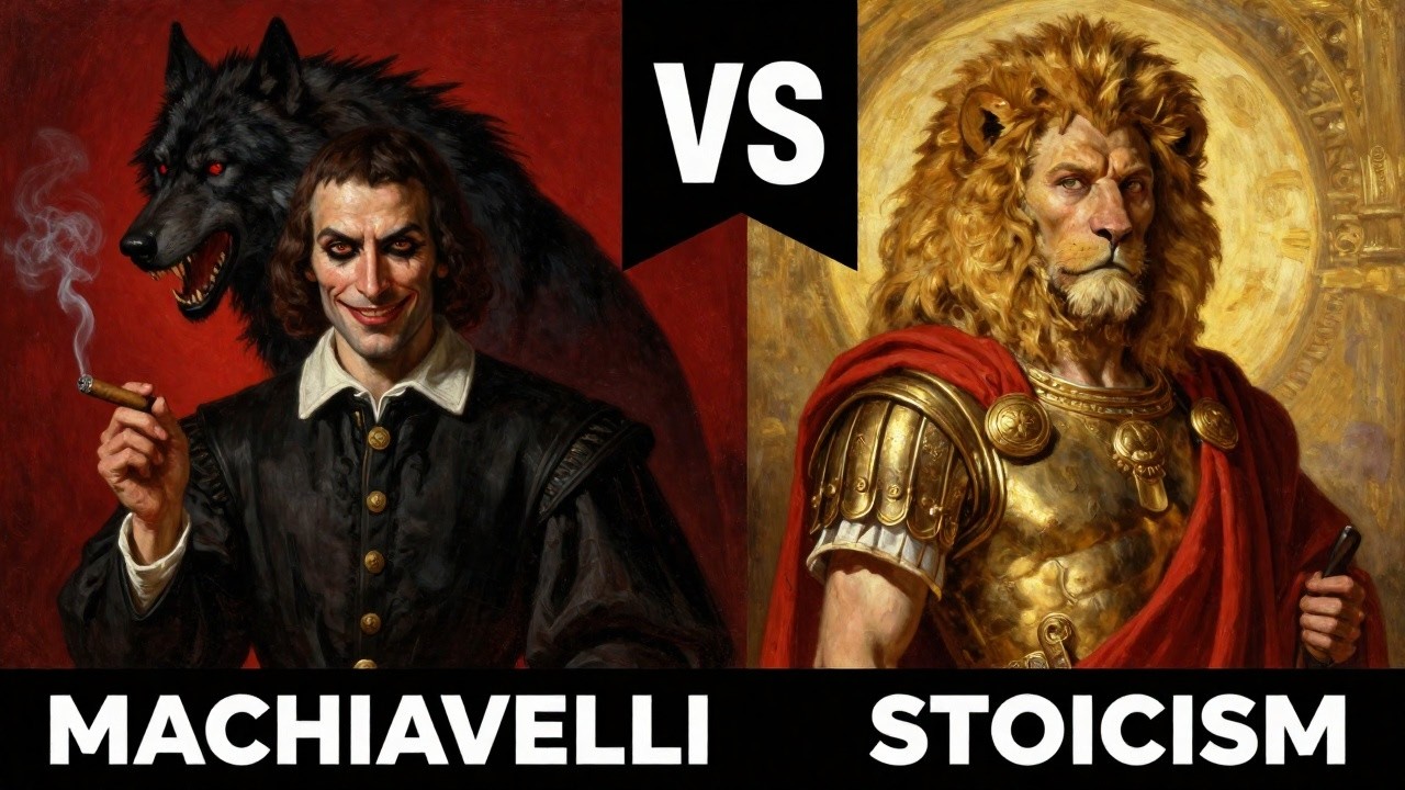 Machiavelli Vs Stoicism — Which Philosophy Actually Works Today?