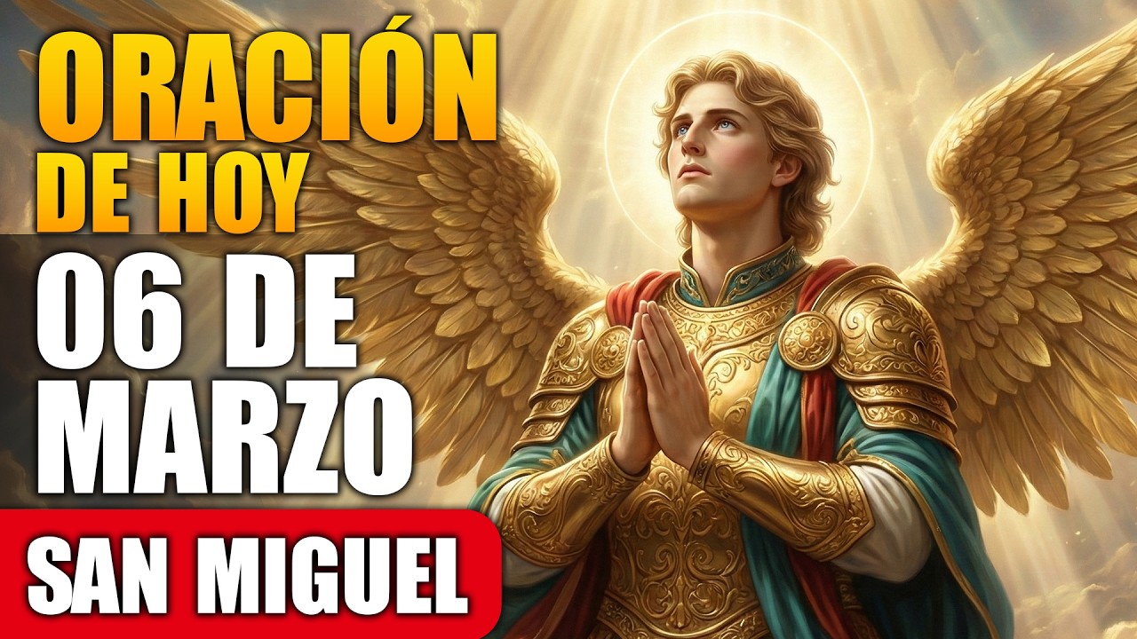 ¡San Miguel descenderá del cielo como fuego para defenderte! ¡Reza ahora!