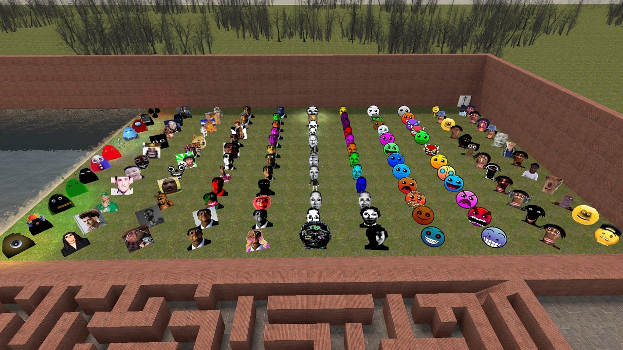 Nico's, Obunga, Ultimate Nextbots Pack, Juandale Pringle, Selene Family, Angry Munci in GMOD