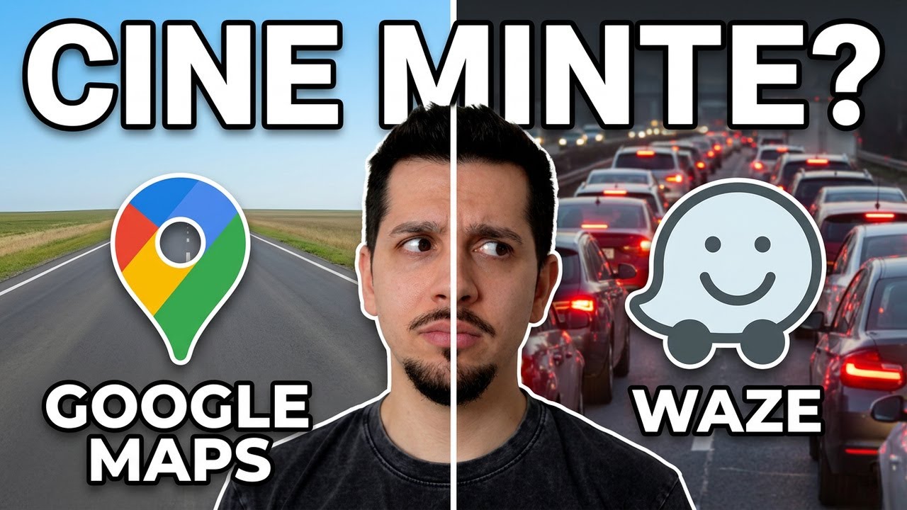 Google Maps vs. Waze: Cine te minte la 
