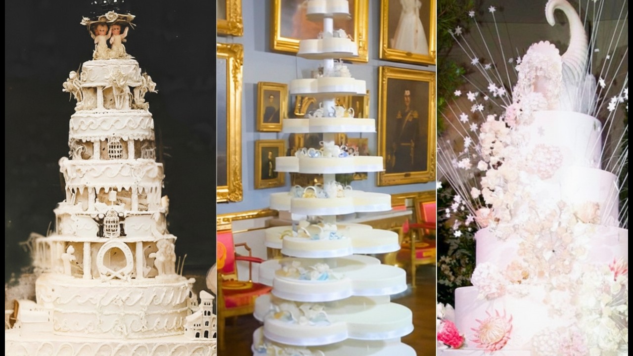 Os Bolos de Casamento mais icônicos (e inusitados) das Famílias Reais Europeias