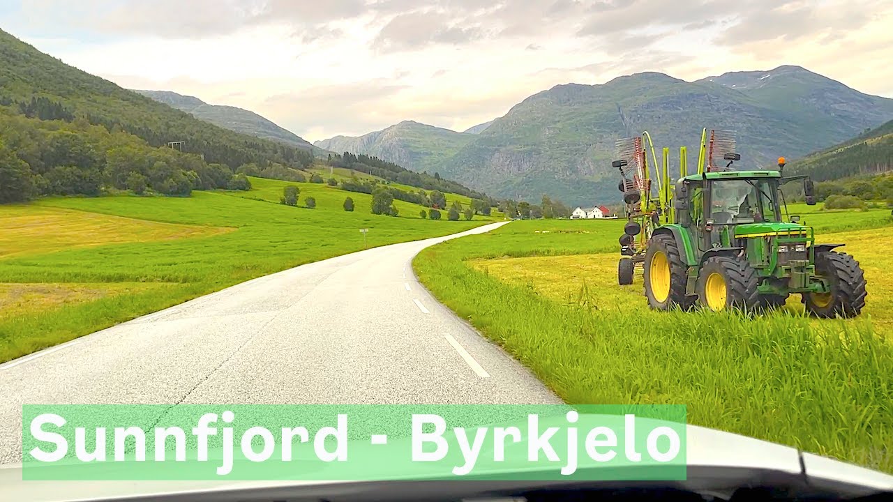 Norway Scenic Drive. Sunnfjord to Byrkjelo.