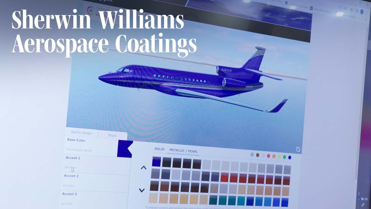 Try the Aircraft Color Visualizer Tool from Sherwin Williams Aerospace Coatings – AIN