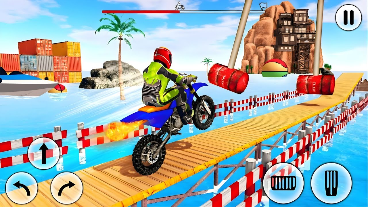 😲😂 OMG ! IMPOSSIBLE BIKE STUNTS 🔥🔥| STUNT BIKE EXTREME FUN GAMEPLAY😂