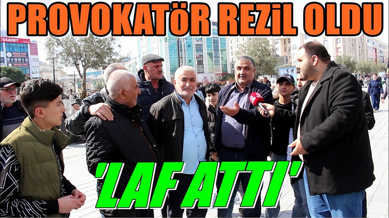 'PROVOKAT&Ouml;R' Kendini Rezil Etti | Muhabire İftira Atmaya &Ccedil;alıştı | Sokak R&ouml;portajları