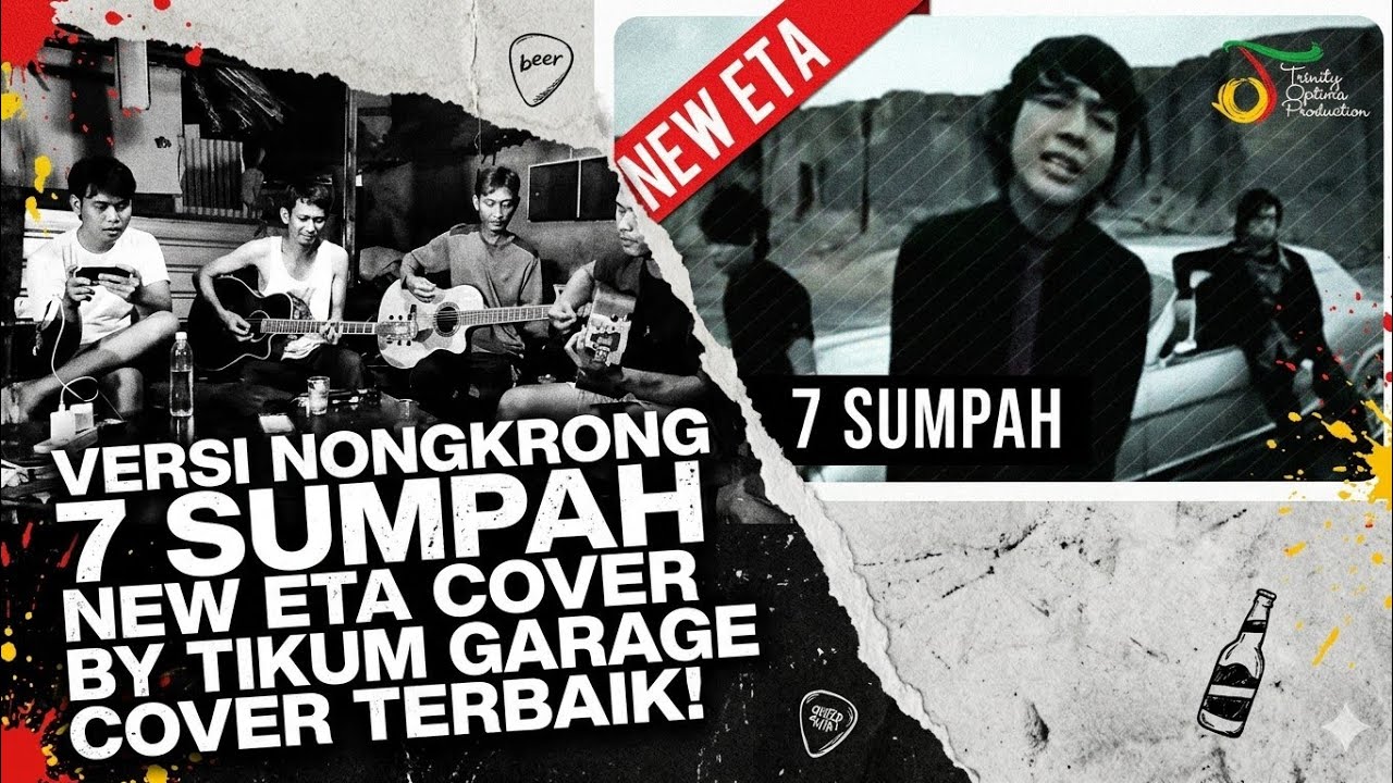 7 sumpah - new eta versi akustik cover by tikum garage 