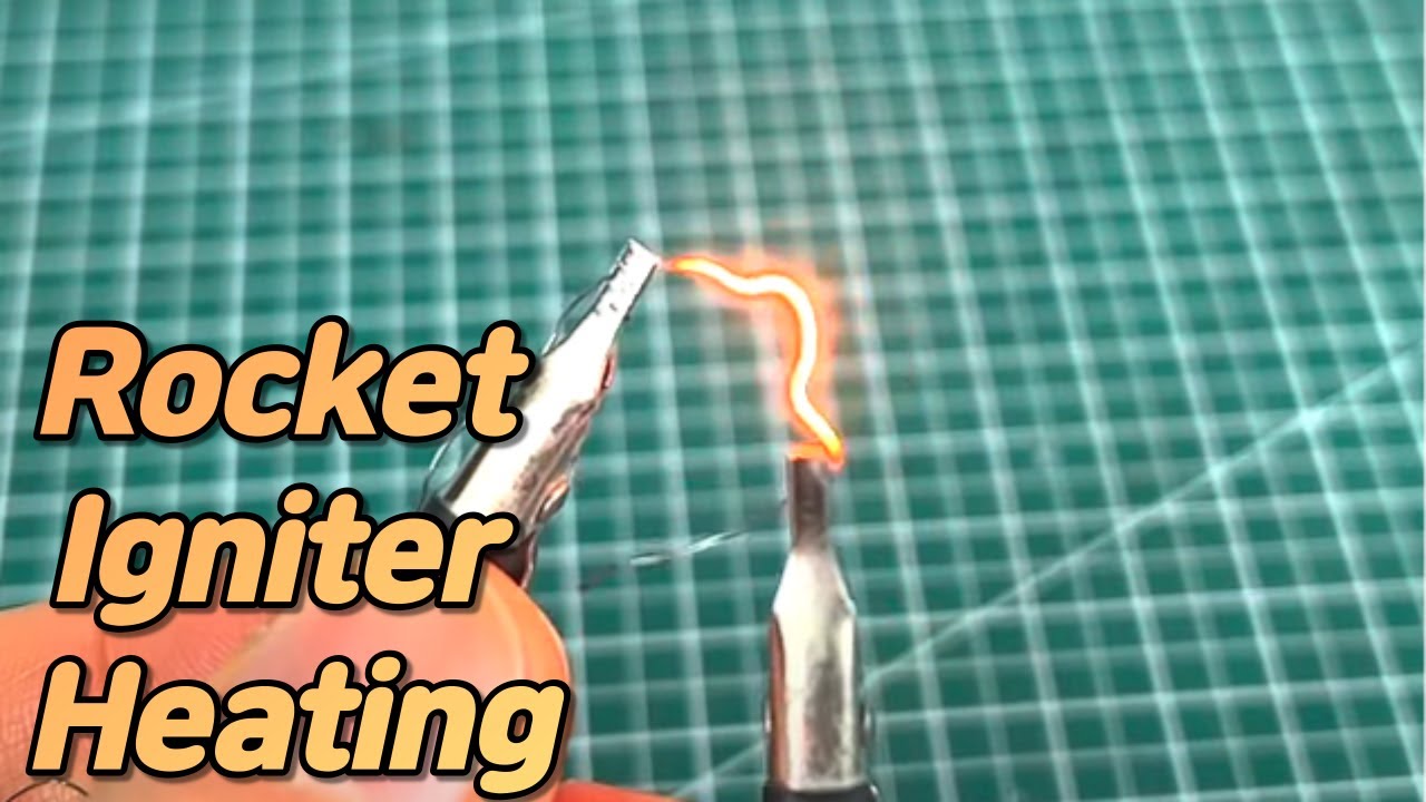 모델로켓 이그나이터 니크롬선을 가열하기 위한 배터리는?