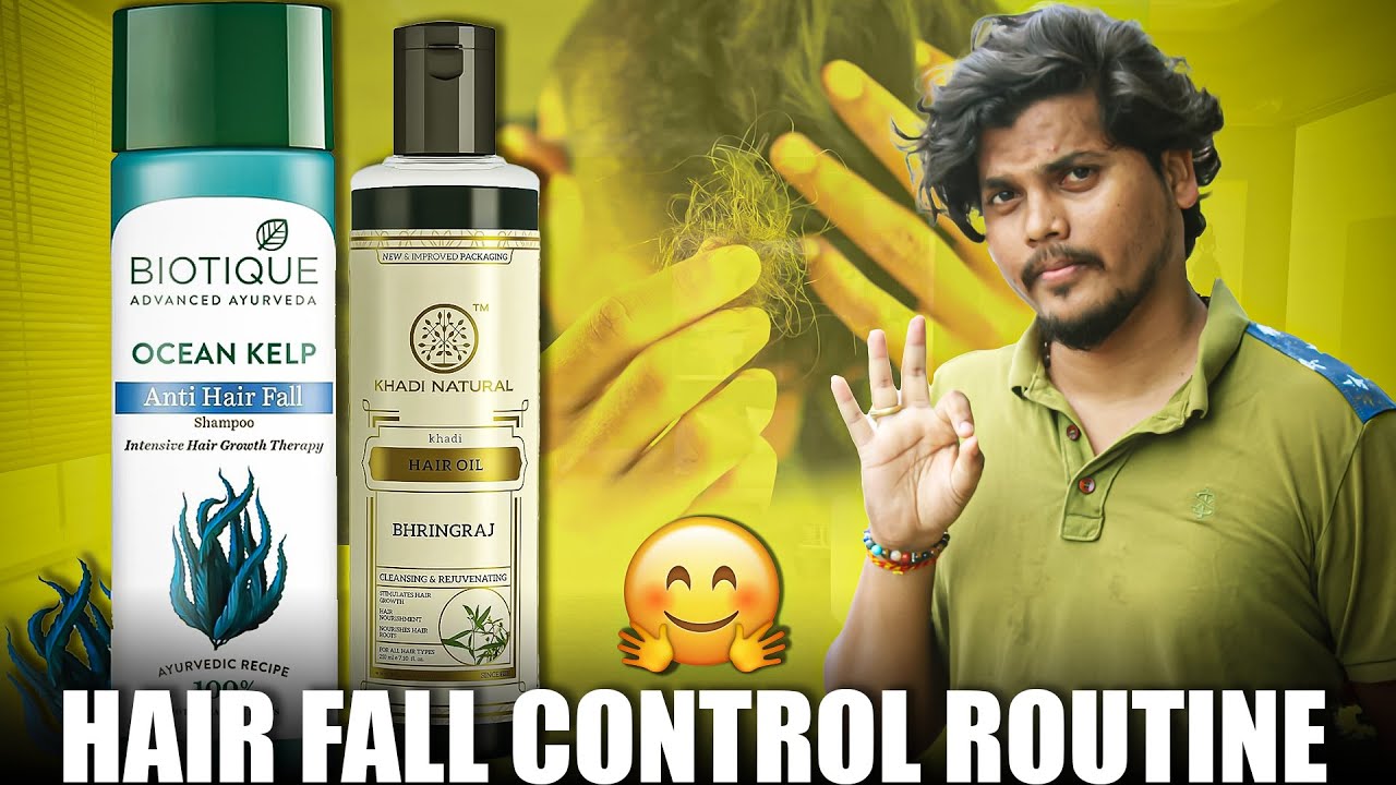 Hair Fall Control Routine 2025 💇‍♂️ | Best Oil + Shampoo + Supplements Explained!