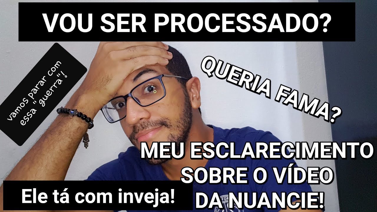 PONTO FINAL | VÍDEO DA NUANCIE/YOUTUBERS CHEGA DE PROBLEMATIZAÇÃO