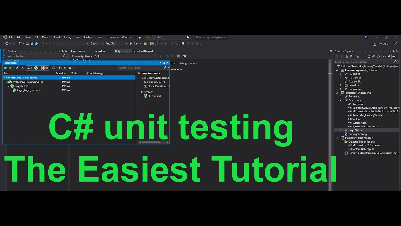 c# unit testing tutorial for beginners (xUnit tutorial)