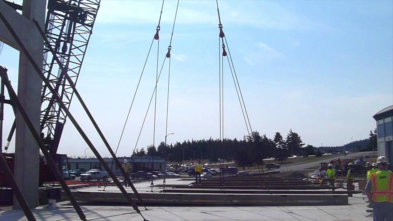 Installation of Tilt Up Construction Panels