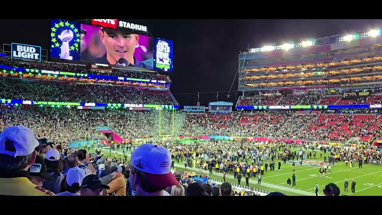 Superbowl 60 Trophy Presentation 