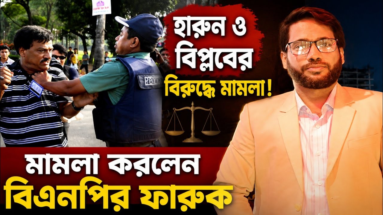 হারুন ও বিপ্লবের বিরুদ্ধে মামলা করলেন বিএনপির ফারুক | @najewel